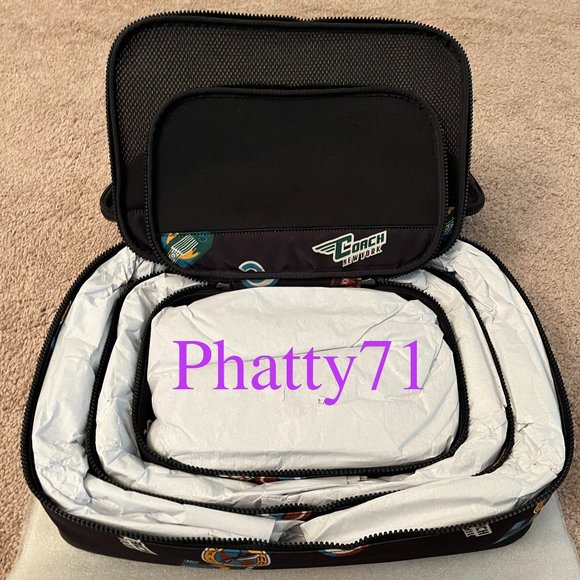 Coach Packing Cube Set With Travel Patches - Picture 13 of 13